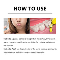 Rapid Repair Gums Serum Effectively Relieve Tooth Allergy Dental Caries Tooth Cleaning Toothpaste Relieve Tooth Damage Drops